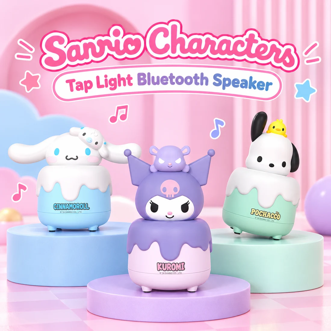 Sanrio Family Tap Light Speaker