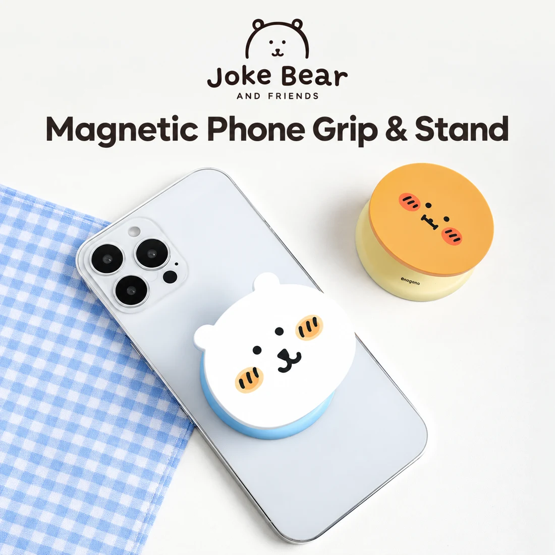 Joke Bear & Friends Magnetic Phone Grip & Stand