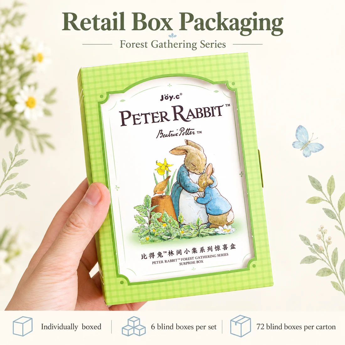 Peter Rabbit Woodland Collection Surprise Box retail packaging
