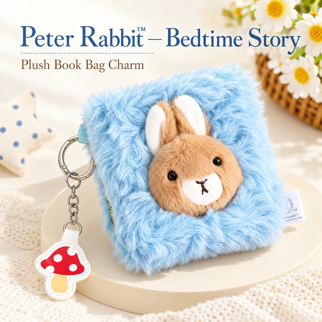 Peter Rabbit Bedtime Book Plush Charm