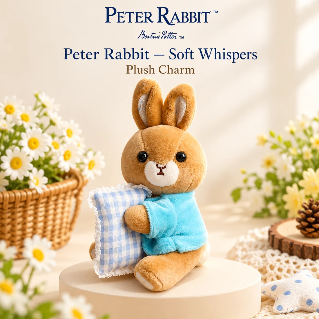 Peter Rabbit Soft Whispers Plush Lanyard